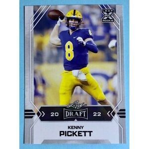 2022 Leaf Draft KENNY PICKET Pittsburgh Steelers / Pitt Panthers QB Rookie RC#9